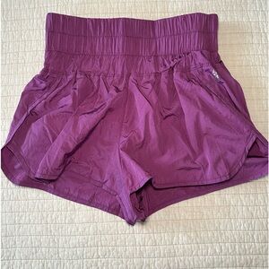 FP Movement ‘The Way Home’ shorts, never worn, no tags, purple, size Medium